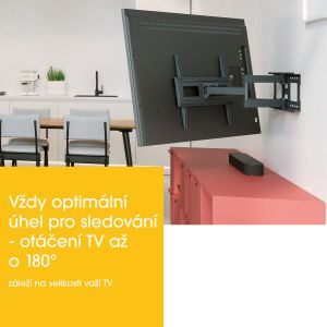 Vogel&#39;s MA4040, dvojité TV rameno so 4 kĺbmi pre 40-77", 35 kg MA 4040