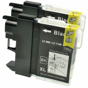 Cartridge Brother LC1100HY BKBP2, dvojbalenie, čierna (black), alternatívny