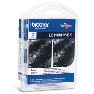 Cartridge Brother LC1100HY BKBP2, dvojbalenie, čierna (black), originál