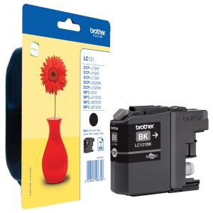 Cartridge Brother LC121BK, čierna (black), originál