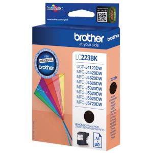 Cartridge Brother LC223BK, čierna (black), originál