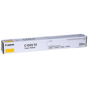 Toner Canon C-EXV51 LY, 0487C002, žltá (yellow), originál