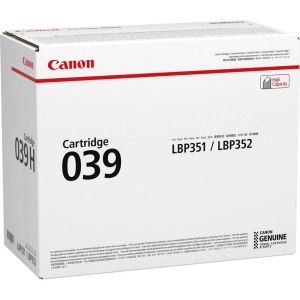 Toner Canon 039, CRG-039, 0287C001, čierna (black), originál