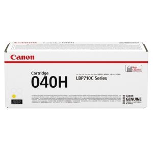 Toner Canon 040H Y, CRG-040H Y, žltá (yellow), originál