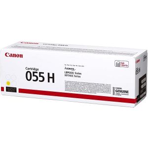 Toner Canon 055H Y, CRG-055H Y, 3017C002, žltá (yellow), originál