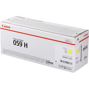 Toner Canon 059H Y, CRG-059H Y, 3624C001, žltá (yellow), originál