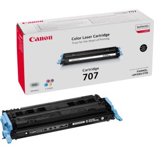 Toner Canon 707, CRG-707, čierna (black), originál