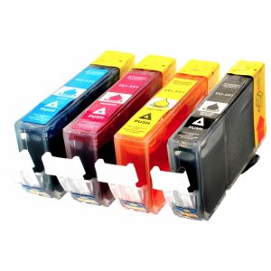 Cartridge Canon CLI-521, CMYK, štvorbalenie, multipack, alternatívny