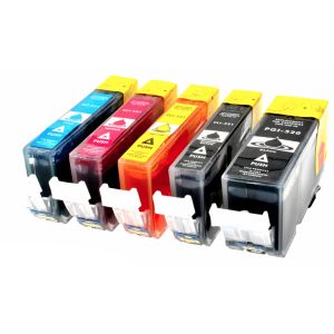 Cartridge Canon CLI-521 CMYK, PGI-520, päťbalenie, multipack, alternatívny