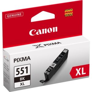 Cartridge Canon CLI-551BK XL, 6443B001, čierna (black), originál