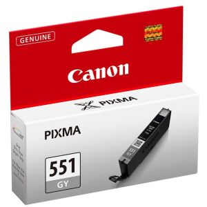 Cartridge Canon CLI-551GY, 6512B001, sivá (gray), originál