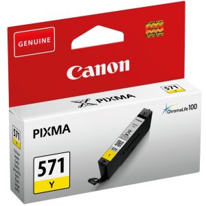 Cartridge Canon CLI-571Y, 0388C001, žltá (yellow), originál