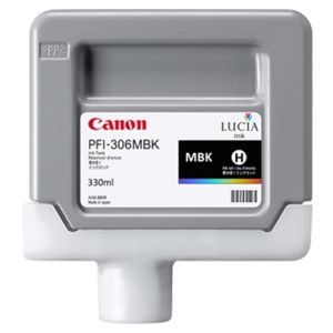 Cartridge Canon PFI-306MBK, matná čierna (matte black), originál