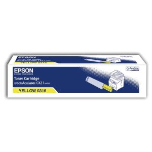 Toner Epson C13S050316 (CX21), žltá (yellow), originál