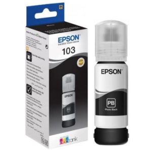 Cartridge Epson 103, T00S1, C13T00S14A, čierna (black), originál