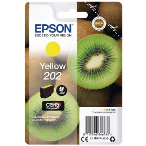 Cartridge Epson 202, T02F4, žltá (yellow), originál