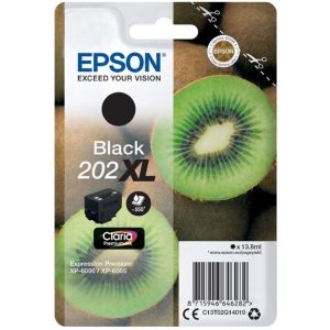 Cartridge Epson 202 XL, T02H1, foto čierna (photo black), originál