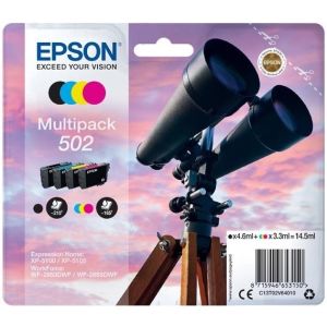 Cartridge Epson 502, C13T02V64010, CMYK, štvorbalenie, multipack, originál