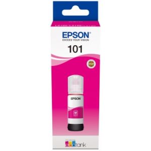 Cartridge Epson 101, T03V3, purpurová (magenta), originál