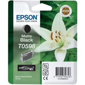 Cartridge Epson T0598, matná čierna (matte black), originál