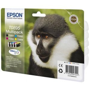 Cartridge Epson T0895, CMYK, štvorbalenie, multipack, originál