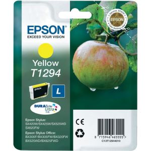 Cartridge Epson T1294, C13T12944012, žltá (yellow), originál