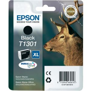 Cartridge Epson T1301, C13T13014012, čierna (black), originál