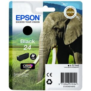 Cartridge Epson T2421 (24), C13T24214012, čierna (black), originál