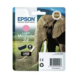 Cartridge Epson T2426 (24), C13T24264012, svetlá purpurová (light magenta), originál