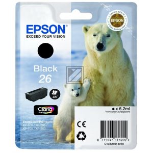 Cartridge Epson T2601 (26), čierna (black), originál