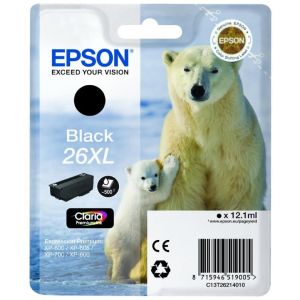 Cartridge Epson T2621 (26XL), čierna (black), originál