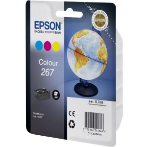 Cartridge Epson 267, T2670, farebná (tricolor), originál