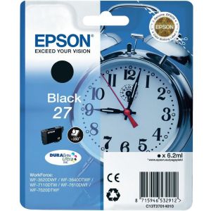 Cartridge Epson T2701 (27), C13T27014012, čierna (black), originál