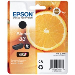 Cartridge Epson T3331 (33), C13T33314012, čierna (black), originál