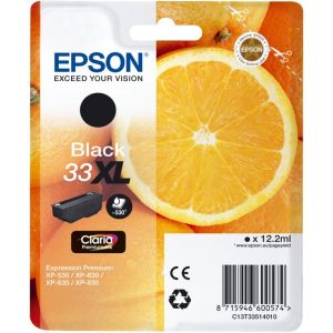 Cartridge Epson T3351 (33XL), C13T33514012, čierna (black), originál