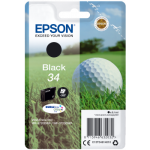 Cartridge Epson 34, T3461, C13T34614010, čierna (black), originál