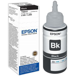 Cartridge Epson T6641, čierna (black), originál