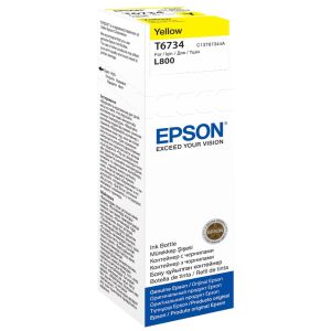 Cartridge Epson T6734, žltá (yellow), originál