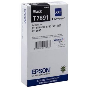 Cartridge Epson T7891, čierna (black), originál