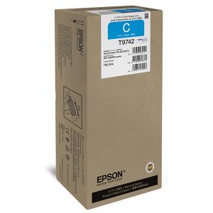 Cartridge Epson T9742, C13T974200, azúrová (cyan), originál