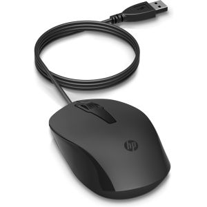 HP 150 Mouse/Kancelárska/Optická/1 600 DPI/Drátová USB/Čierna 240J6AA#ABB