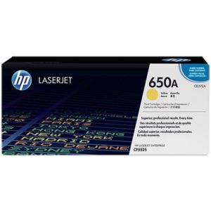 Toner HP CE272A (650A), žltá (yellow), originál