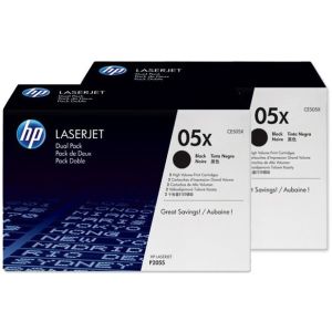 Toner HP CE505XD (05X), dvojbalenie, čierna (black), originál