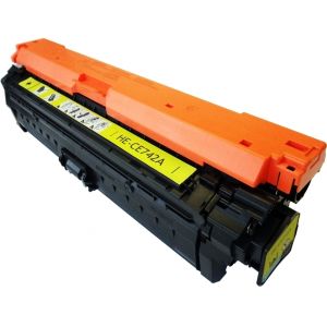 Toner HP CE742A (307A), žltá (yellow), alternatívny