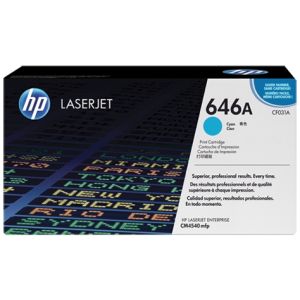 Toner HP CF031A (646A), azúrová (cyan), originál