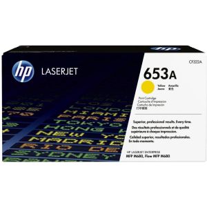 Toner HP 653A, CF322A, žltá (yellow), originál