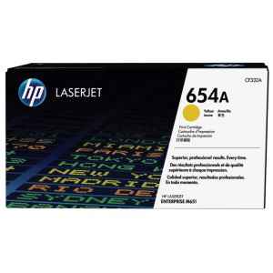 Toner HP CF332A (654A), žltá (yellow), originál