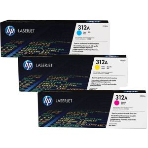 Toner HP CF440AM (312A), trojbalenie, multipack, originál