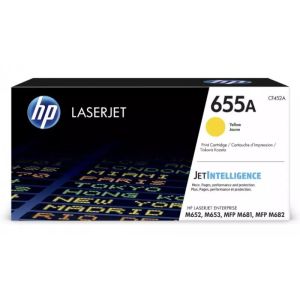 Toner HP 655A, CF452A, žltá (yellow), originál