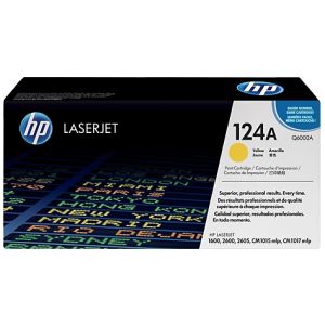 Toner HP Q6002A (124A), žltá (yellow), originál